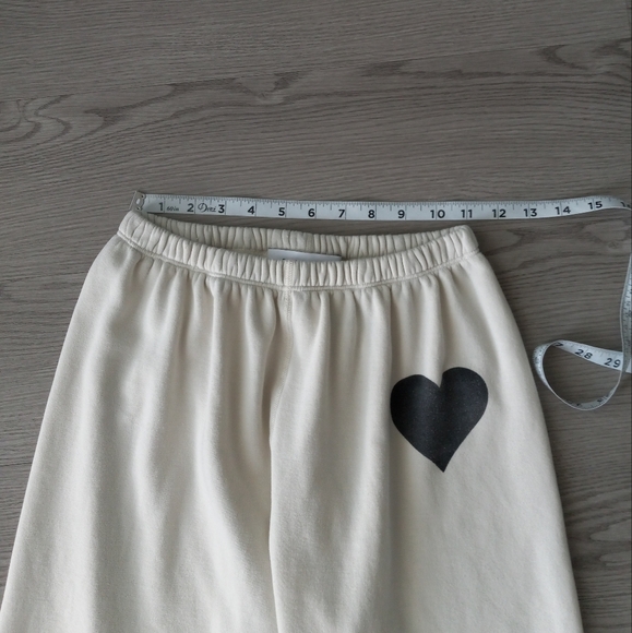SPRWMN Vintage White Heart Sweatpants S - Picture 11 of 16
